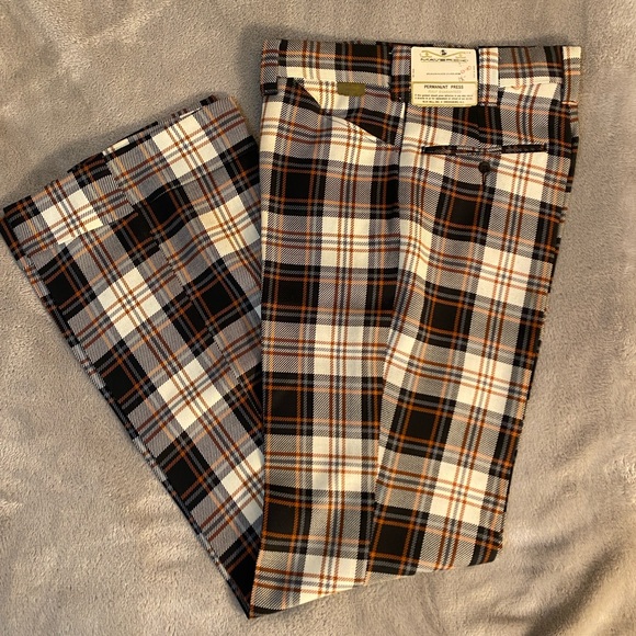 Vintage 70’s Cuffed Bell Bottom Pants